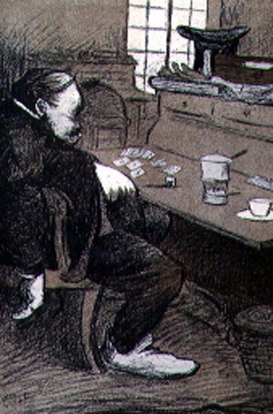 Arbeit (Le Travail) gestochen von J.G.R. aus 