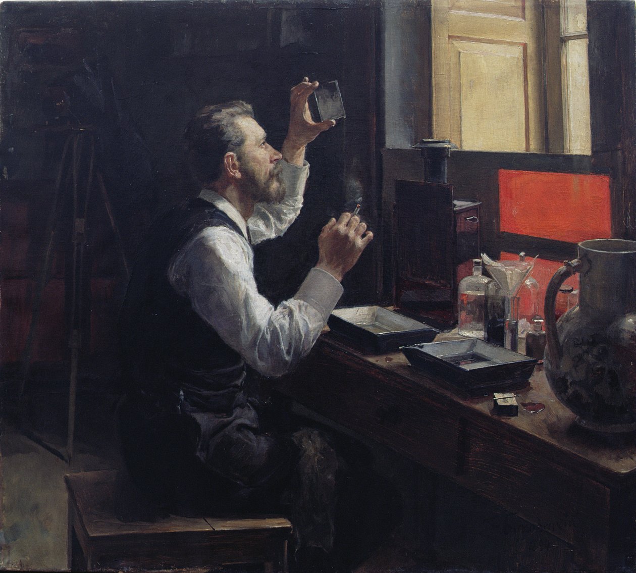 Amateurfotograf von Evgeniy Iosipovich Bukovetsky