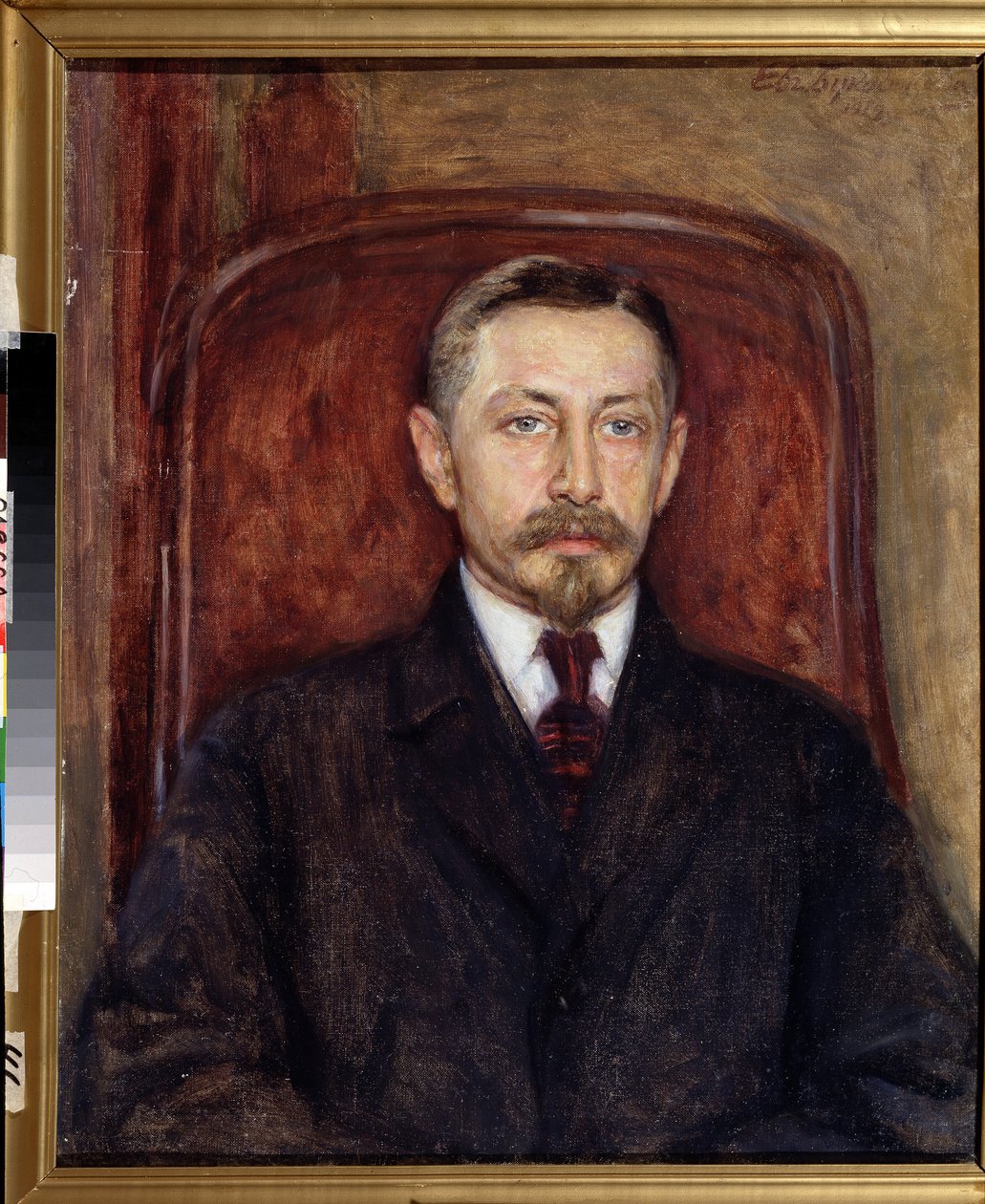 Porträt des Schriftstellers Ivan A. Bunin von Evgeniy Iosipovich Bukovetsky