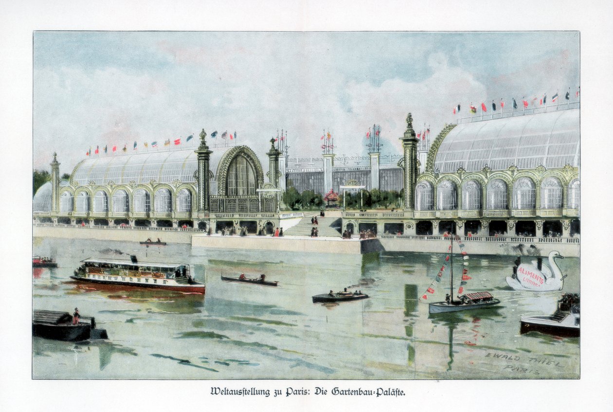 Palast der Gartenbaukunst, Pariser Weltausstellung, 1889, 1900 von Ewald Thiel