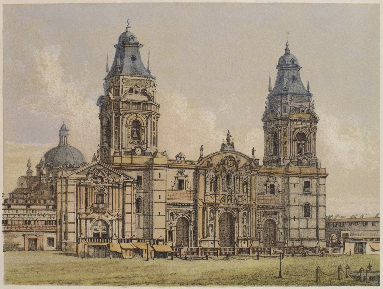 Kathedrale von Lima, Illustration aus 