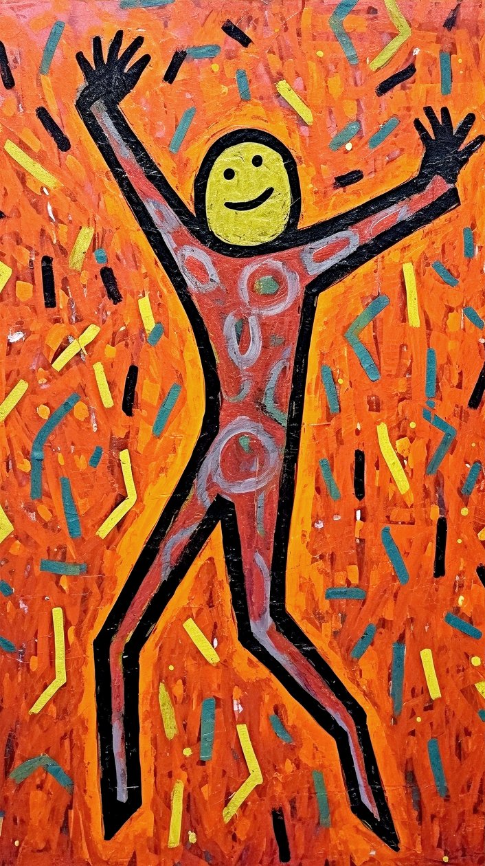Naive figurative Malerei von F. Abderrahim