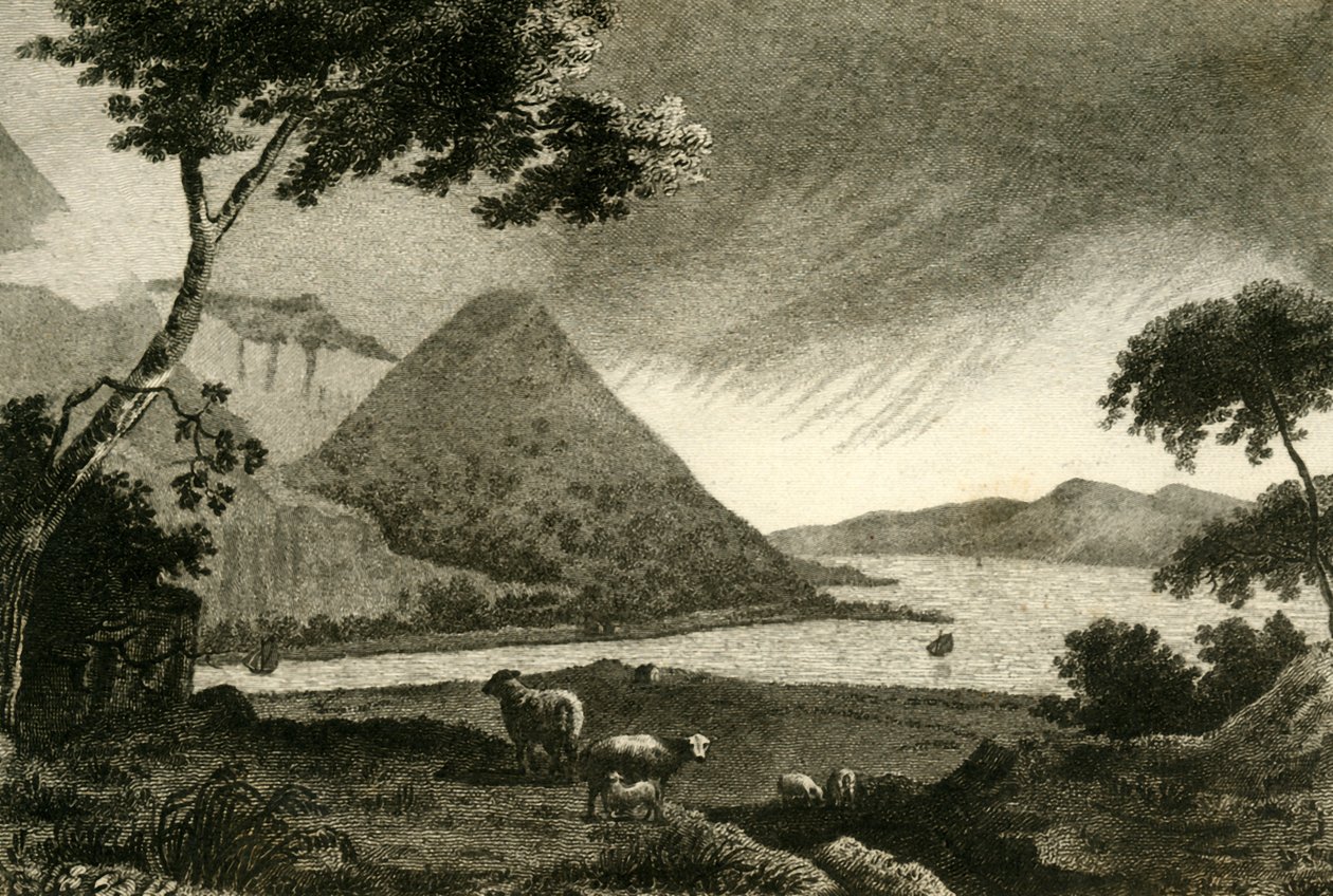 Ansicht an der Fähre von Ballyhulish von F Cary