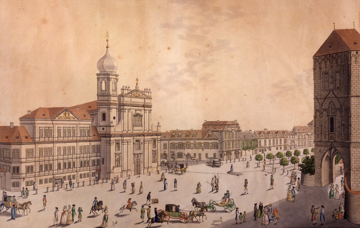 Hybern Platz, Prag von F. and Heger, P. Heger
