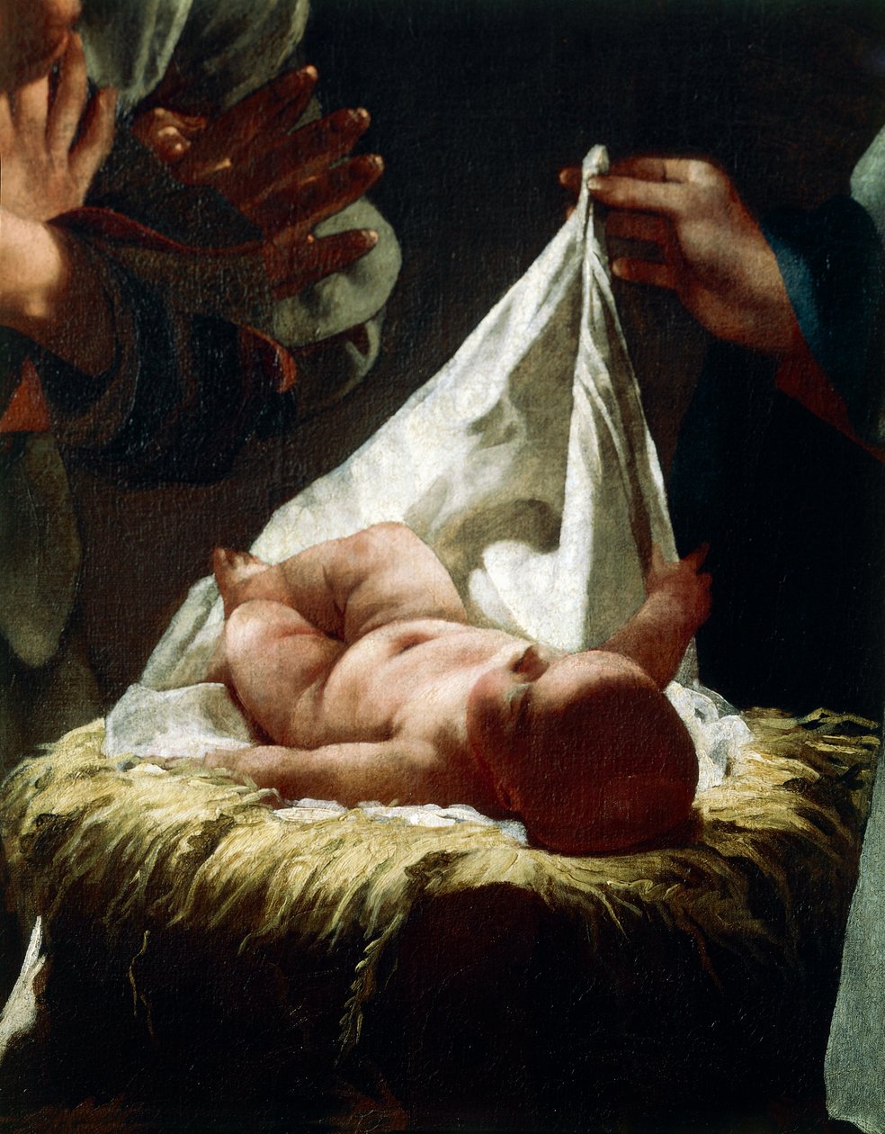 Anbetung der Hirten von Federico Bencovich, Detail von Federico Bencovich