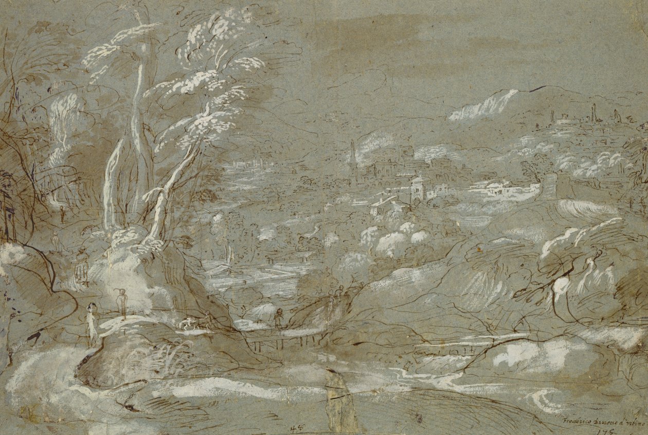 Landschaft von Federico Fiori Barocci or Baroccio