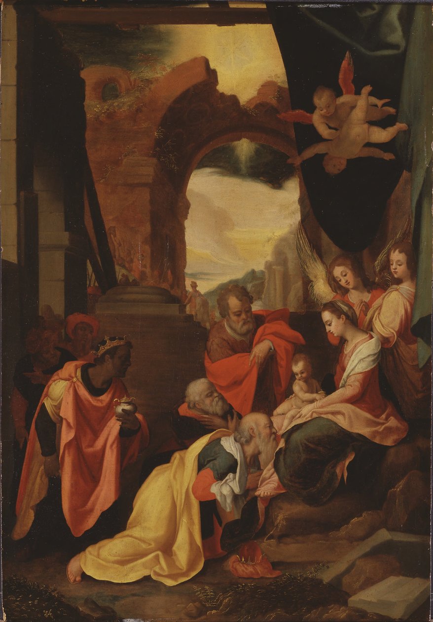 Die Anbetung der Könige von Federico Zuccaro