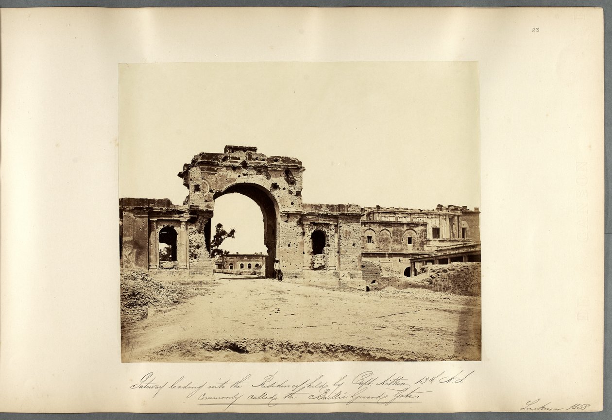 Tor zum Residency, Lucknow von Felice Beato