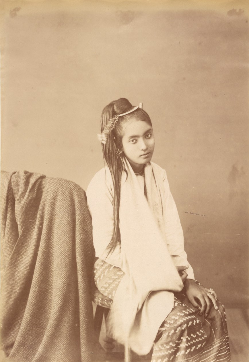 Burmesischer Seidenweber von Felice Beato