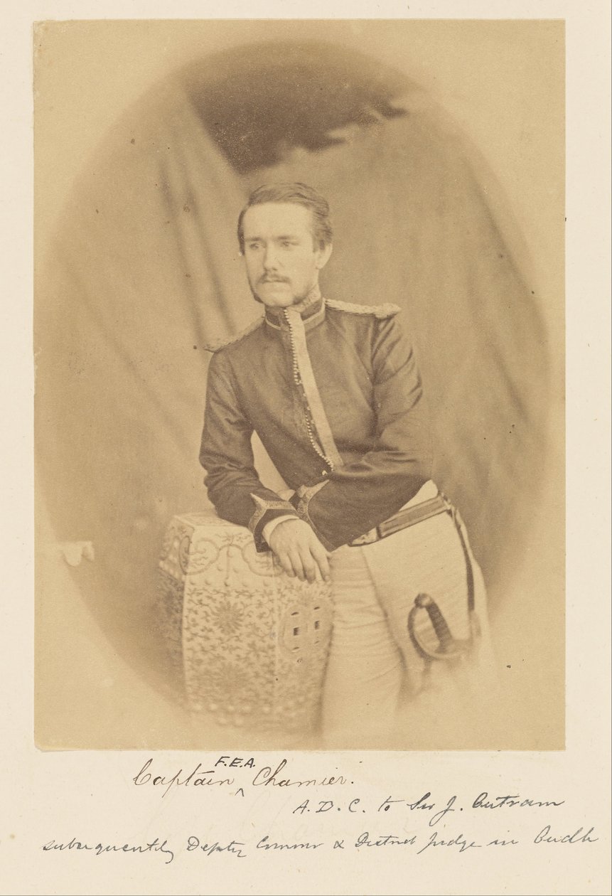 Kapitän F.E.A. Chamier, A.D.C. bei Sir J. Outram, später stellvertretender Kommissar und Bezirksrichter in Oudh von Felice Beato