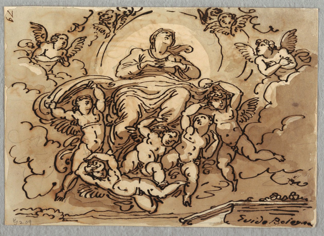 Die Verkündigung der Jungfrau, nach Guido Reni von Felice Giani