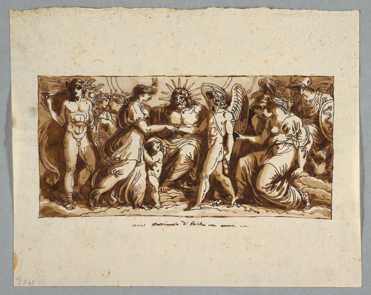 Die Hochzeit von Psyche und Amor von Felice Giani