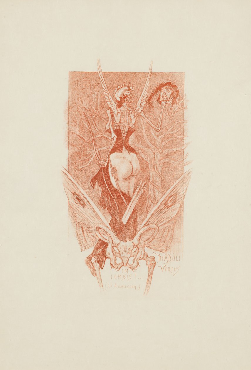 Diaboli Virtus in Lombis von Félicien Rops