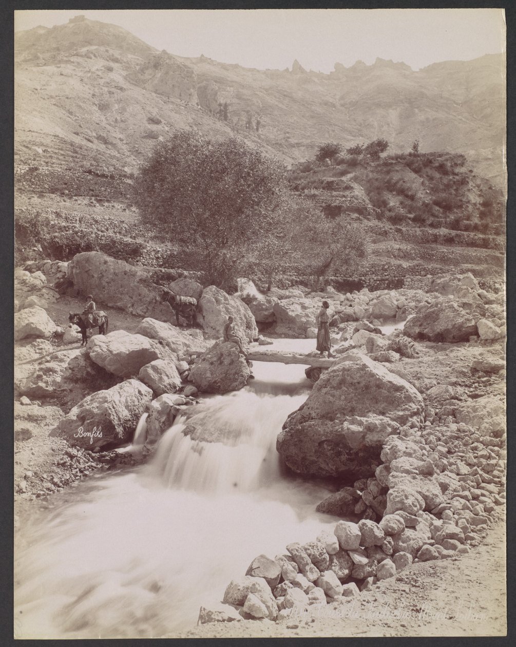 Cous du Kadisha, Monte Libon von Félix Bonfils