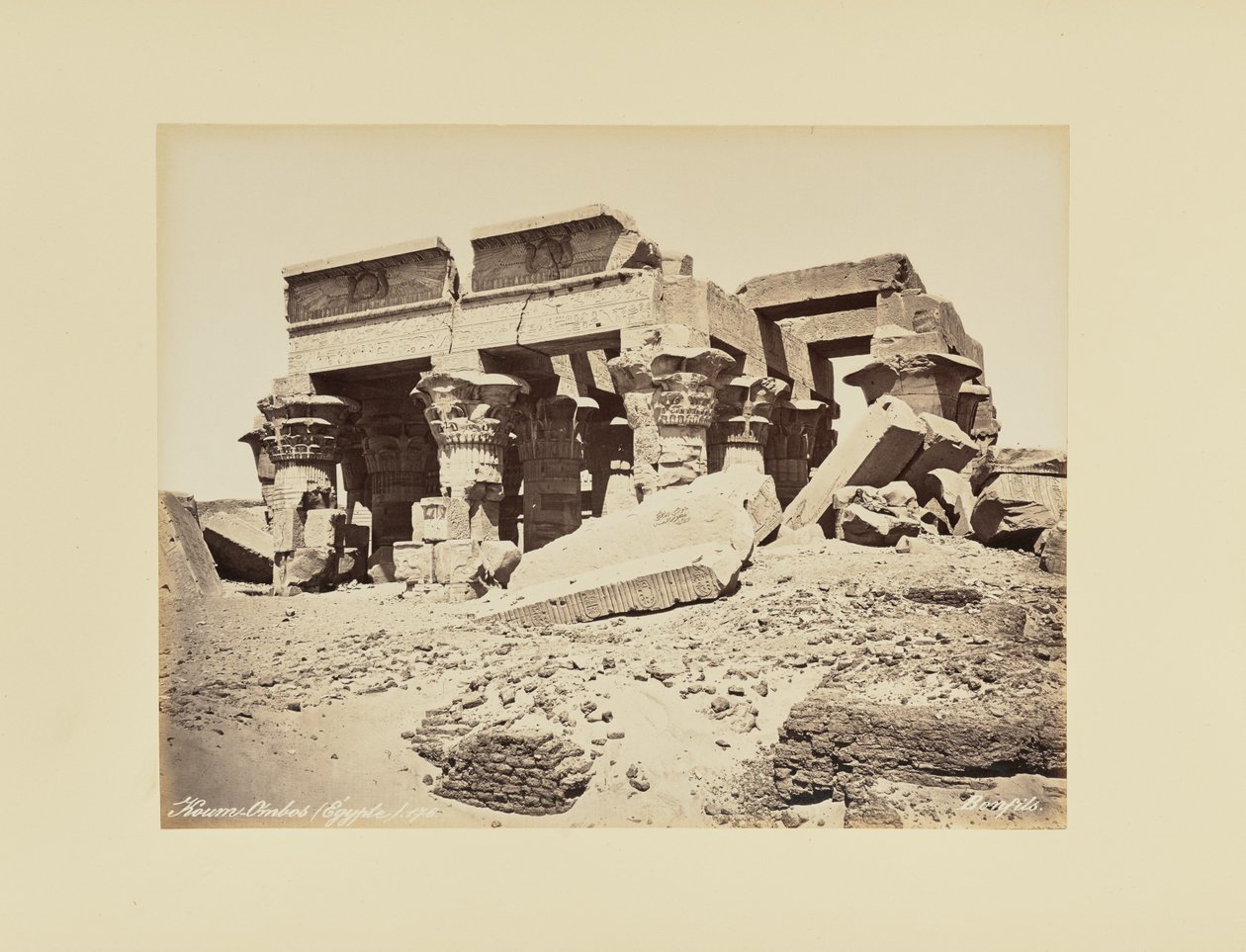 Koum-Ombos (Ägypten) von Félix Bonfils