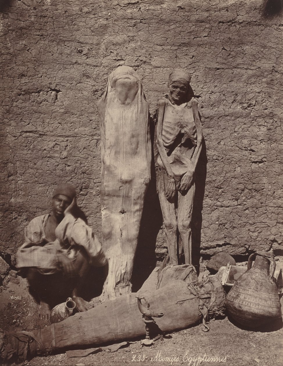 Ägyptische Mumien von Félix Bonfils