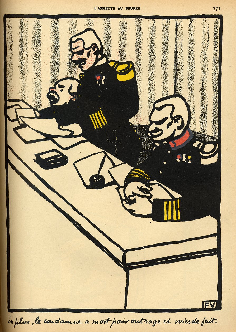 Ein Militärgericht spricht ein Todesurteil aus, aus 