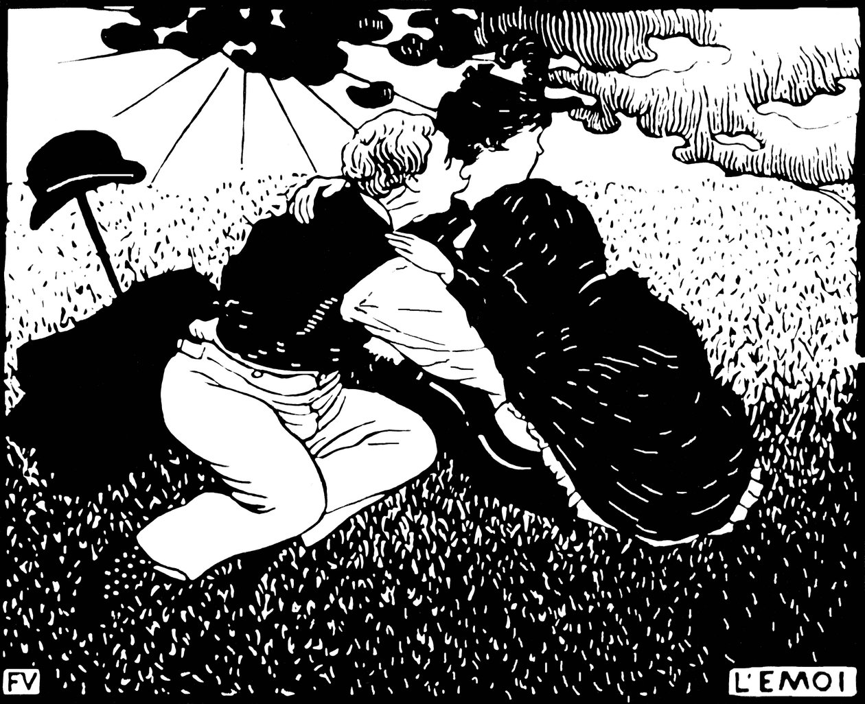 Die Aufregung von Felix Edouard Vallotton