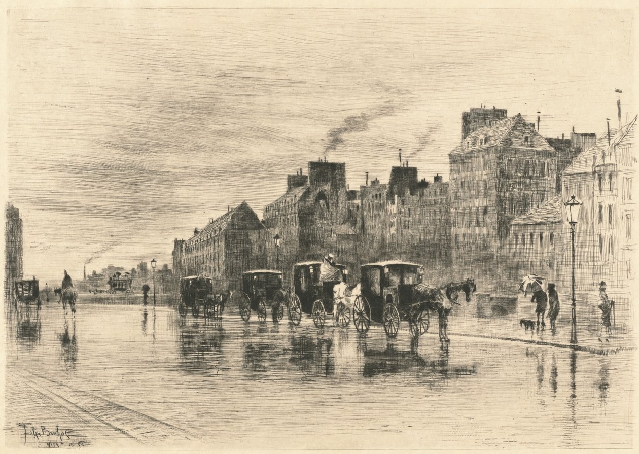 Ein Wintermorgen am Quai de l