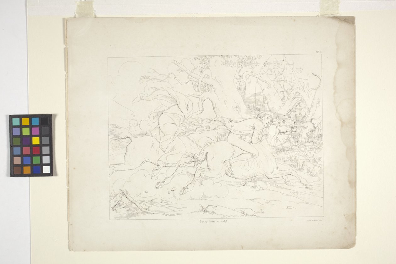 Illustrationen zur Legende von Sleepy Hollow, Tafel 6 von Felix Octavius Carr Darley