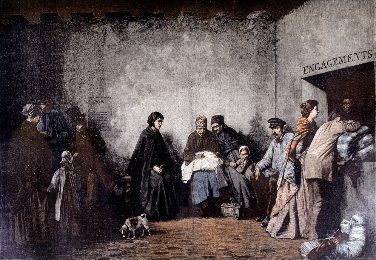 Der Berg der Barmherzigkeit - nach dem Gemälde von Heilbuth - in „Le Petite Journal“ Dezember 1895 von Ferdinand (after) Heilbuth