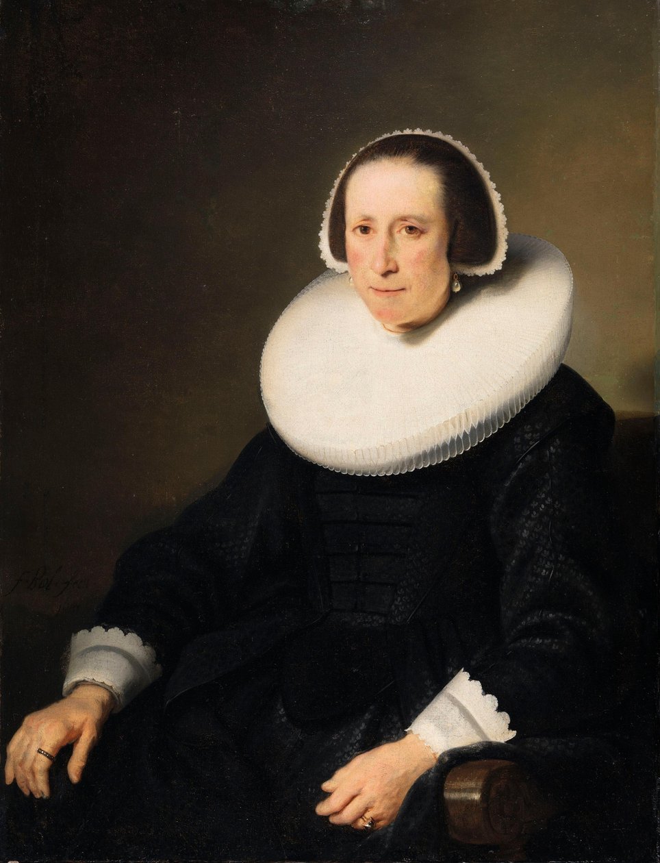 Porträt einer Dame von Ferdinand Bol