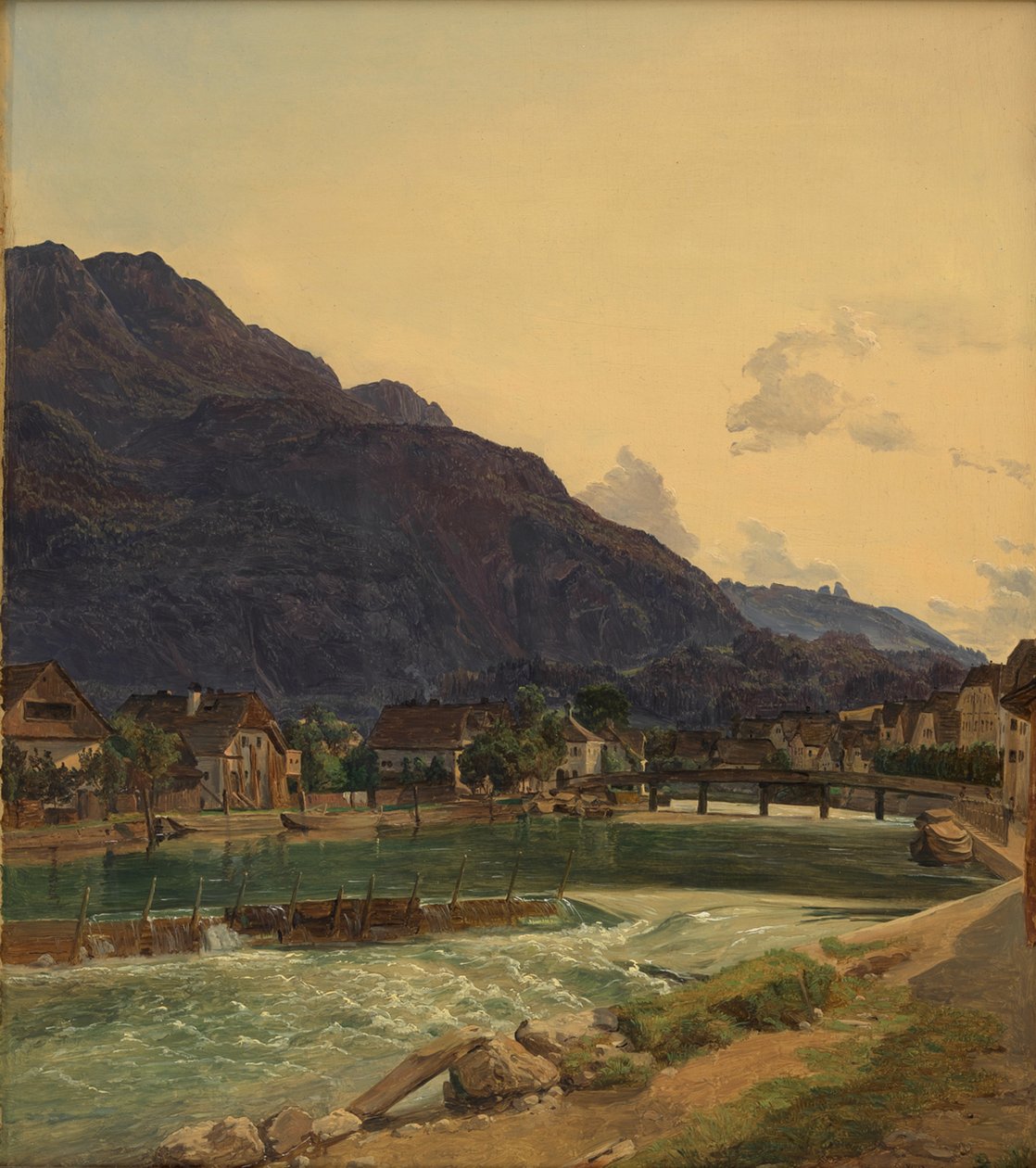 Die Traun bei Ischl von Ferdinand Georg Waldmüller