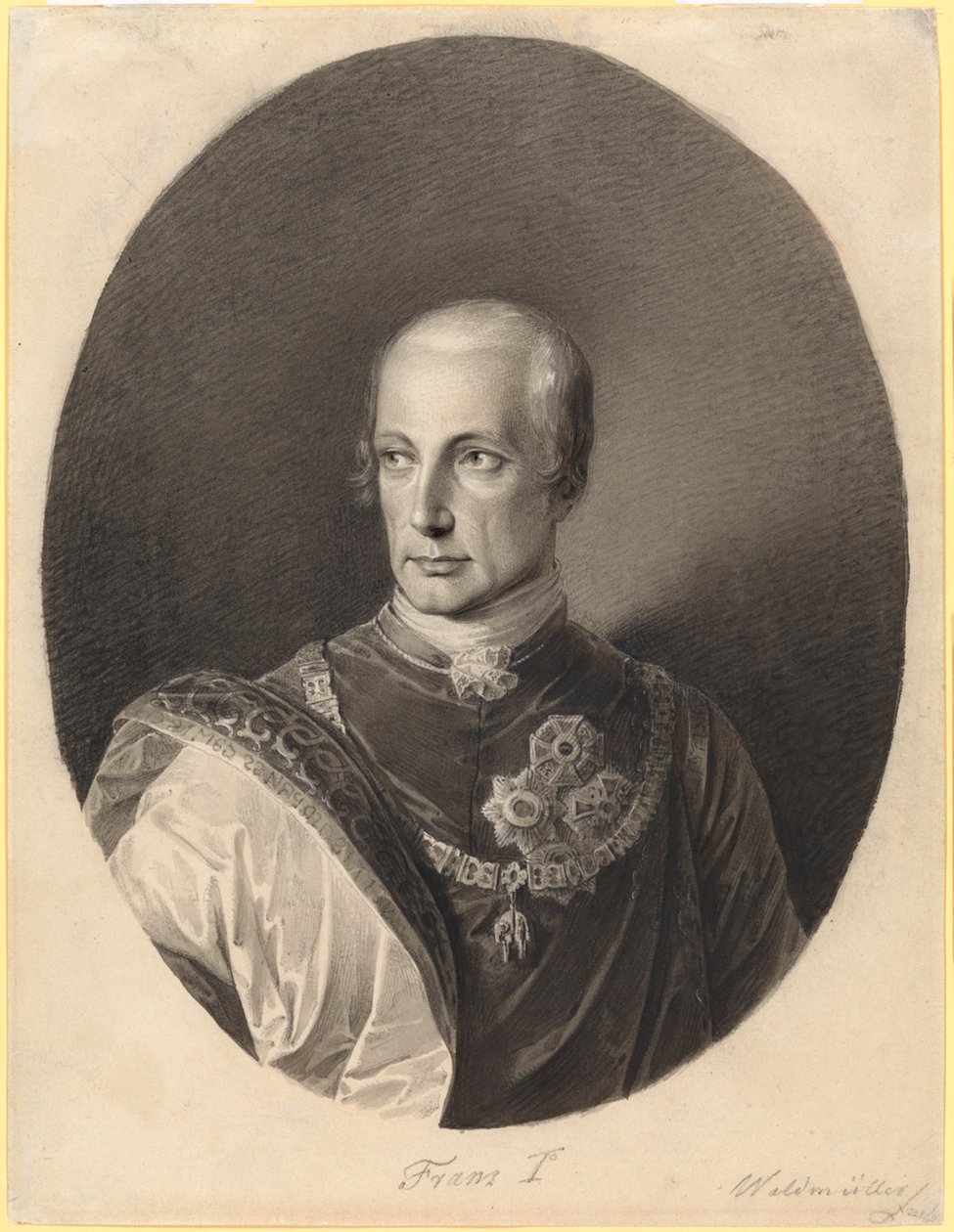 Franz I. (1768-1835, 1792-1806 römisch-deutscher Kaiser Franz II., ab 1804 österreichischer Kaiser Franz I.) von Ferdinand Georg Waldmüller