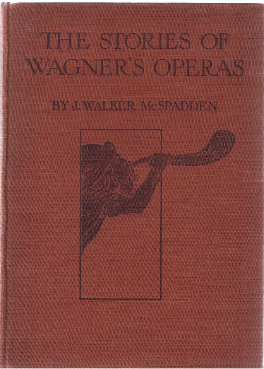 Titelbild, Illustration aus Die Geschichten von Wagners Opern, veröffentlicht von George Harrap & Co Ltd, 1932 von Ferdinand Lecke