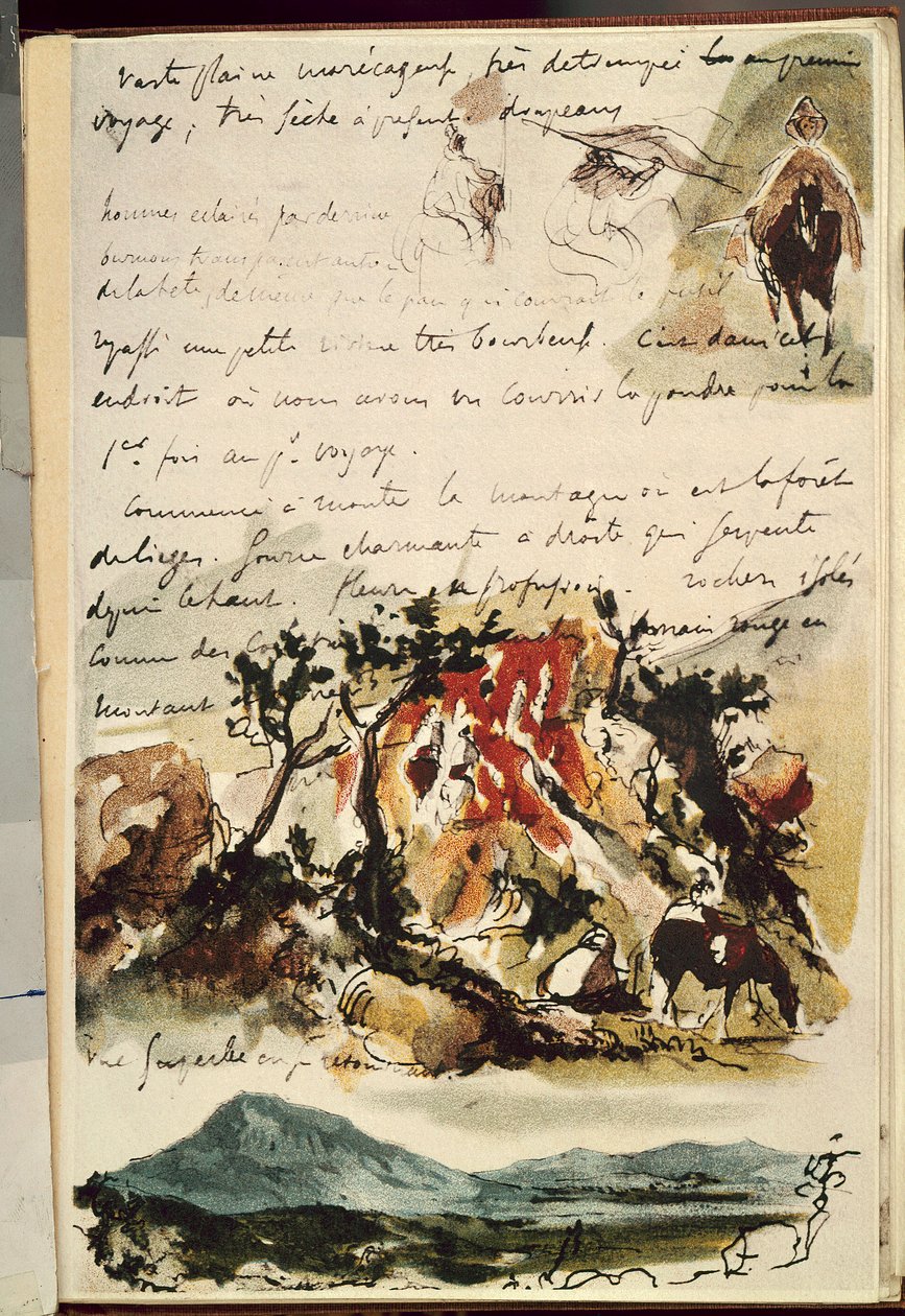 Carnets du Maroc von Ferdinand Victor Eugene Delacroix