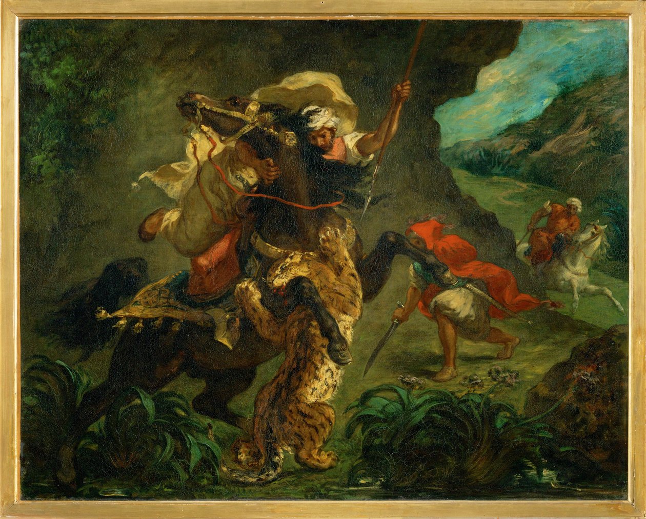 Tigerjagd von Ferdinand Victor Eugene Delacroix