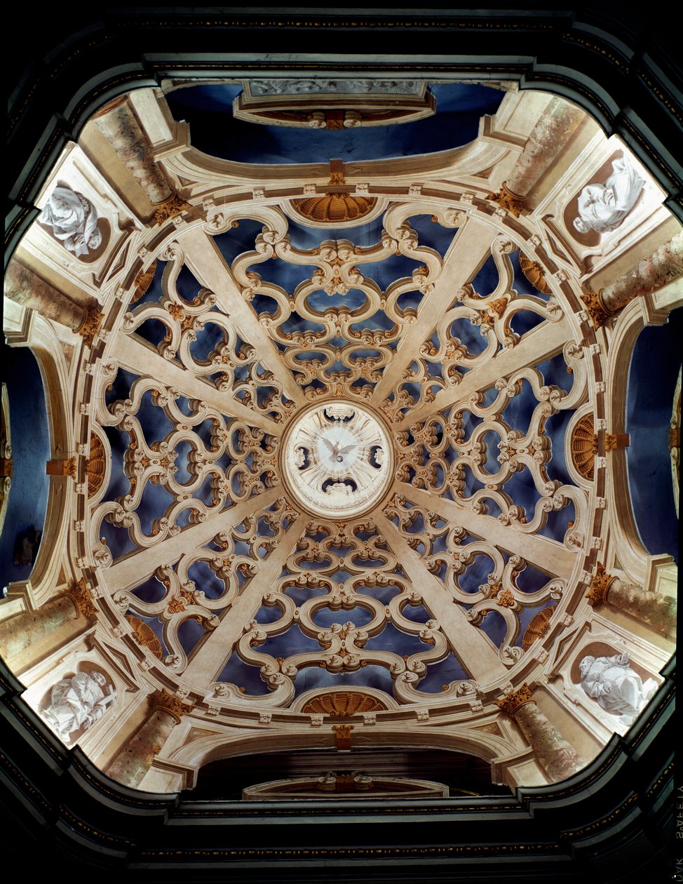 Barockkunst: Gewölbe der Kirche der Assunta, dekoriert von Ferdinando Galli da Bibiena von Ferdinando Galli Bibiena
