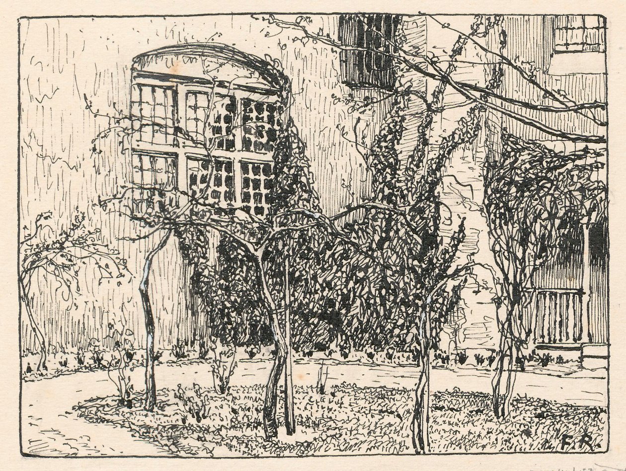 Garten bei der Bernhardinerkirche in Warschau von Ferdynand Ruszczyc