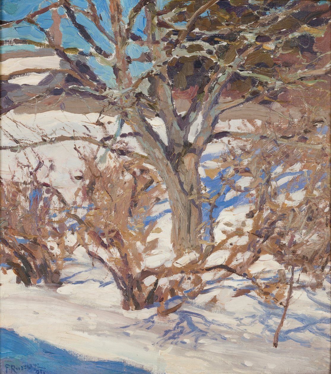 Winterlandschaft von Ferdynand Ruszczyc