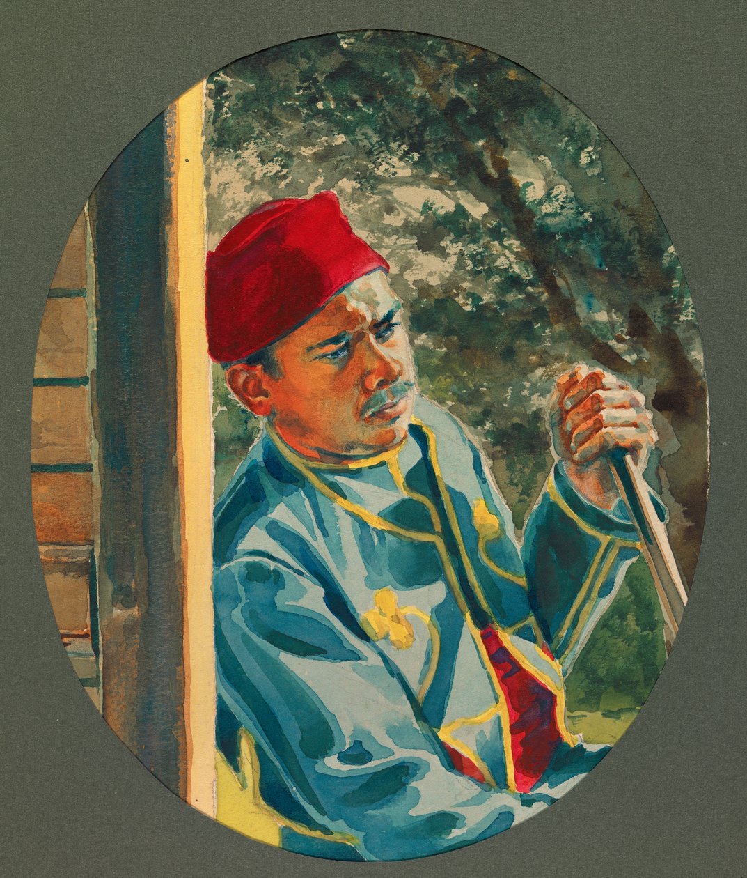 Pimero, algerischer Scharmützler, Gustrow von Fernand Barbier