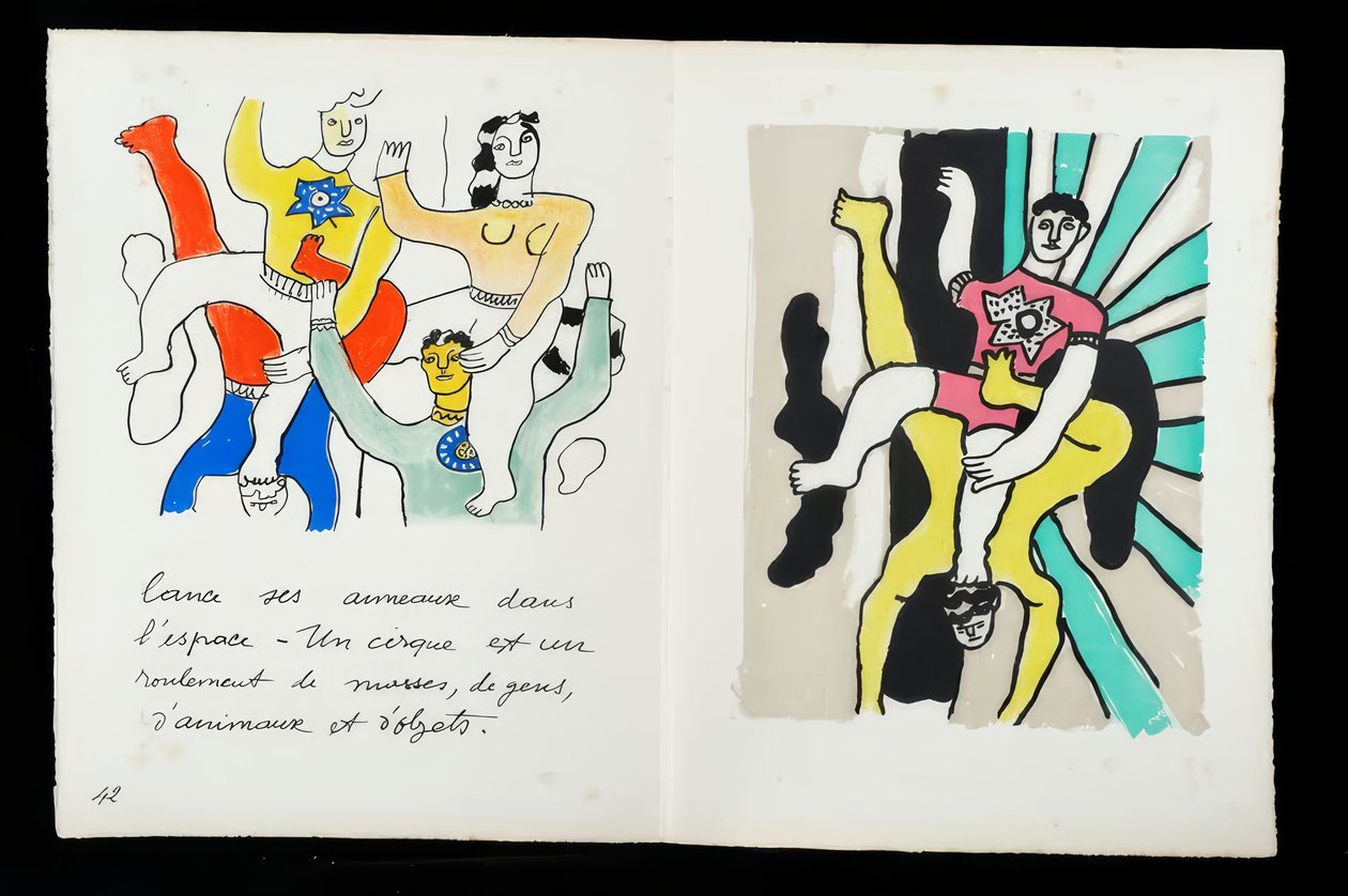 Zirkus, S. 42/43 von Fernand Leger