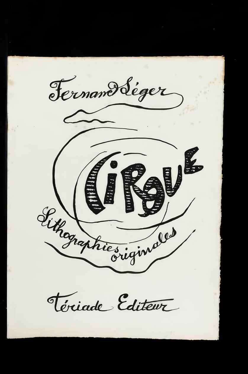 Zirkus, Titelblatt von Fernand Leger
