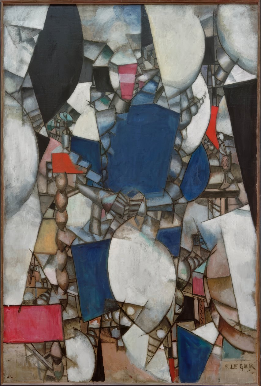 Die Frau in Blau von Fernand Leger