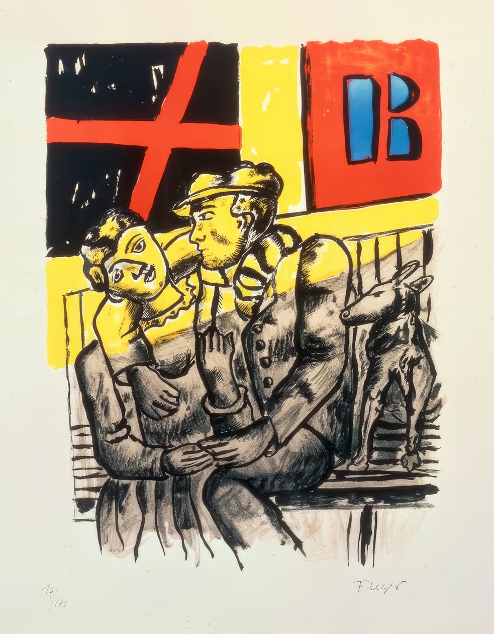 Die Liebenden von Fernand Leger