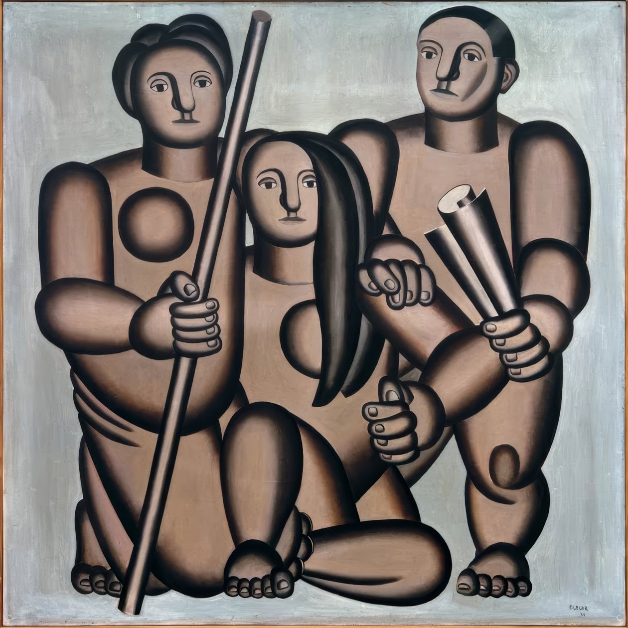 Drei Personen von Fernand Leger
