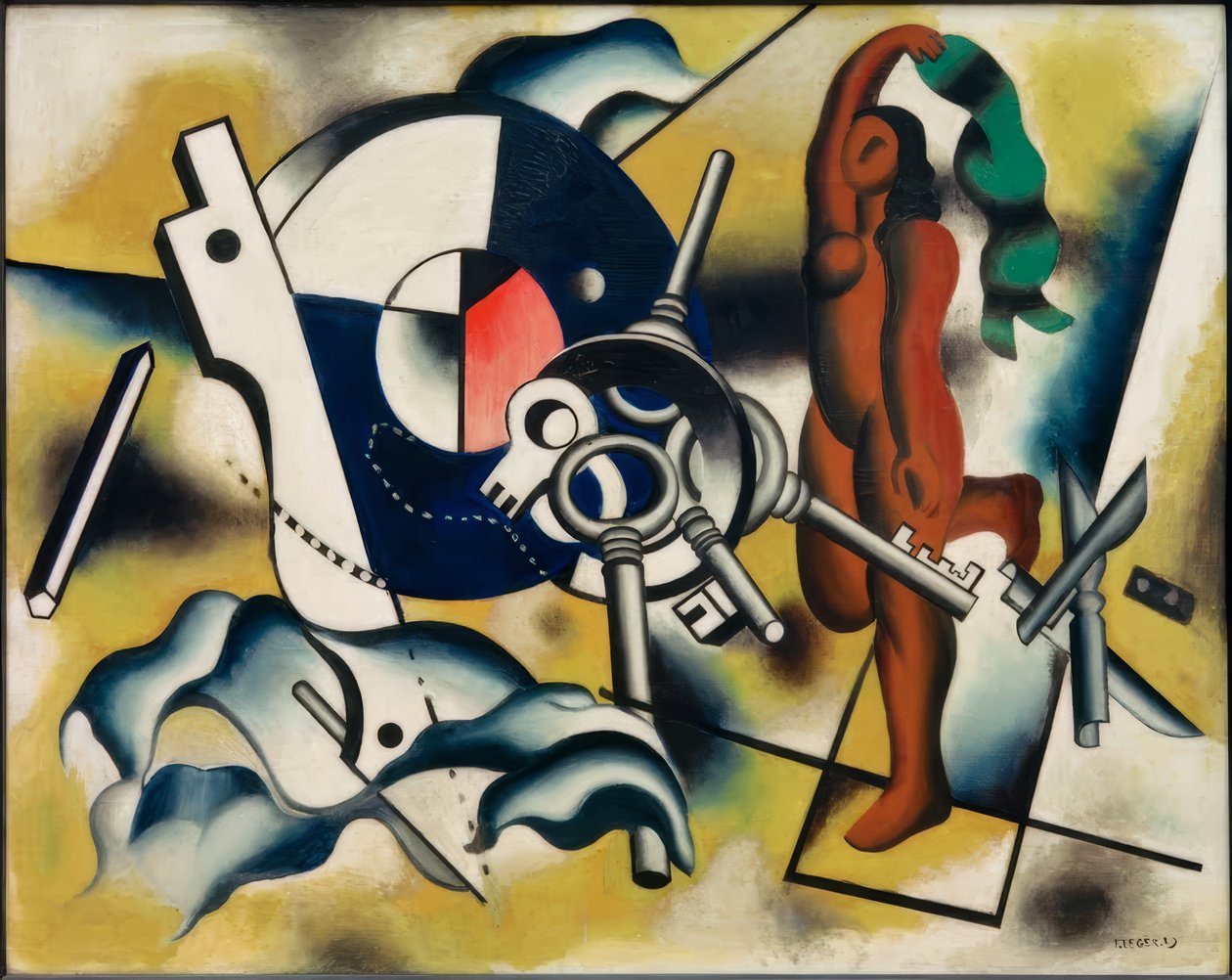 Die Tänzerin mit den Schlüsseln von Fernand Leger