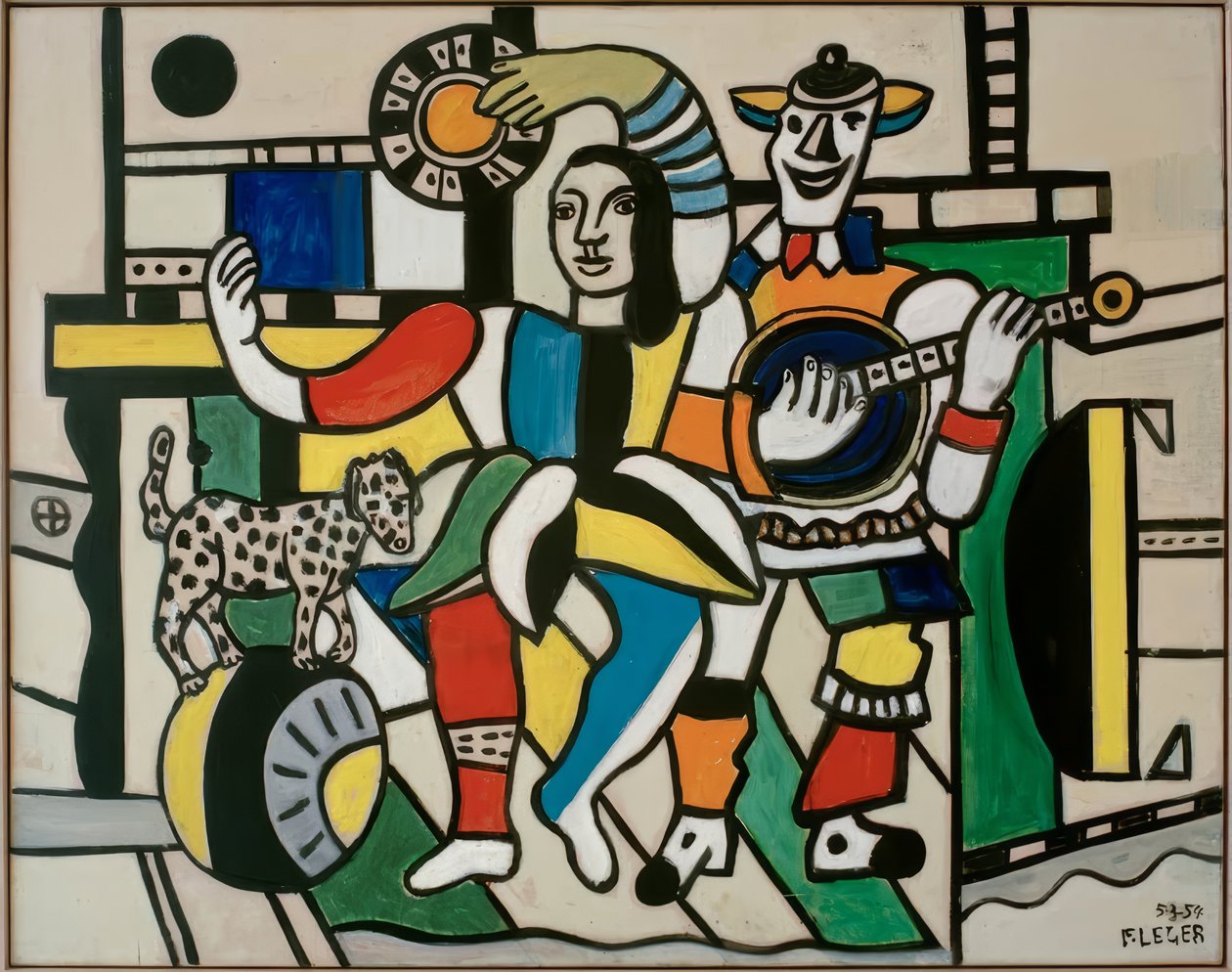 Der Hund auf der Kugel von Fernand Leger