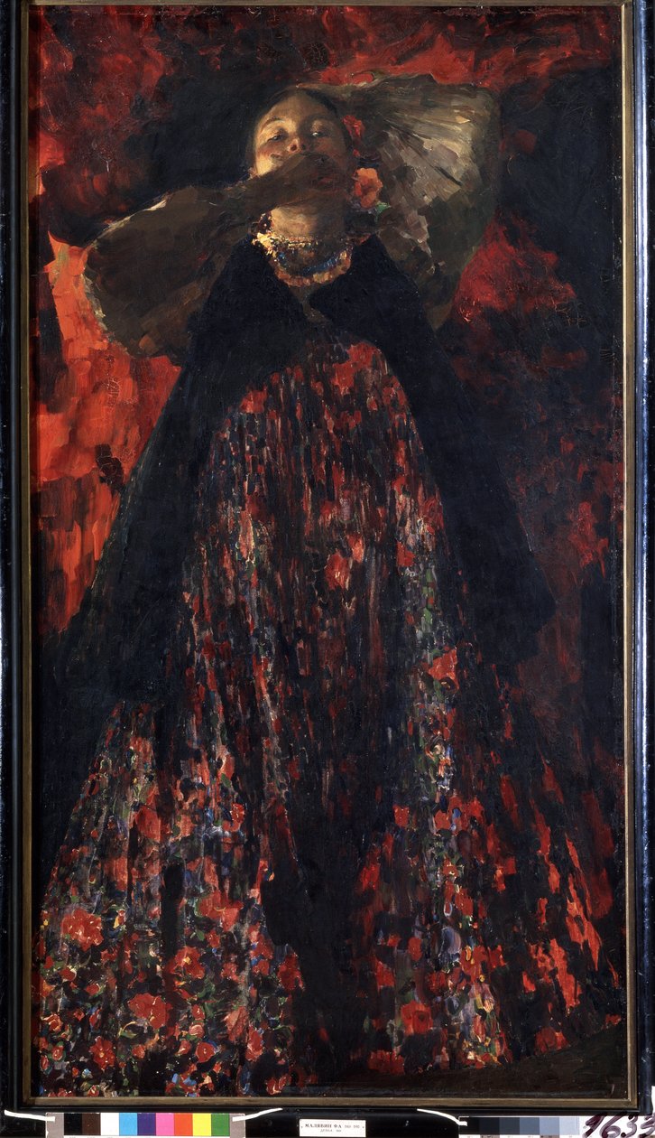 Ein Mädchen von Filipp Andreevich Maliavin