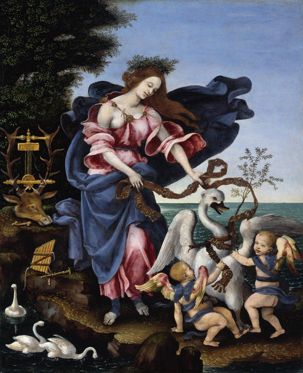 Die Muse Erato von Filippino Lippi
