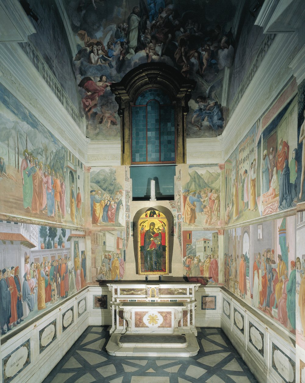 Italien, Florenz, Kirche Santa Maria del Carmine, Brancacci-Kapelle von Filippino Lippi