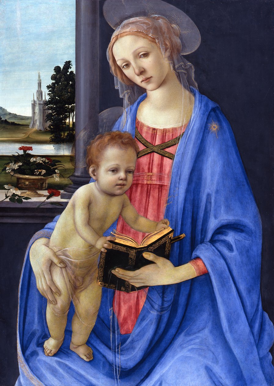 Maria mit dem Kind von Filippino Lippi