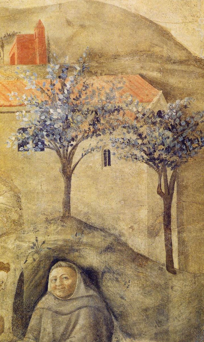 Bestätigung der Karmelitenregel (Detail) von Fra Filippo Lippi