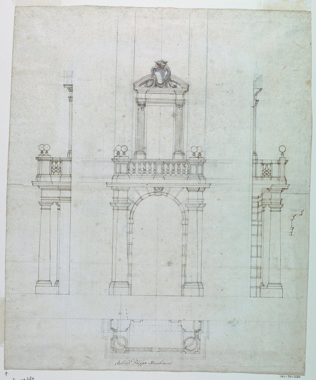Türrahmen und Türzarge von Filippo Marchionni