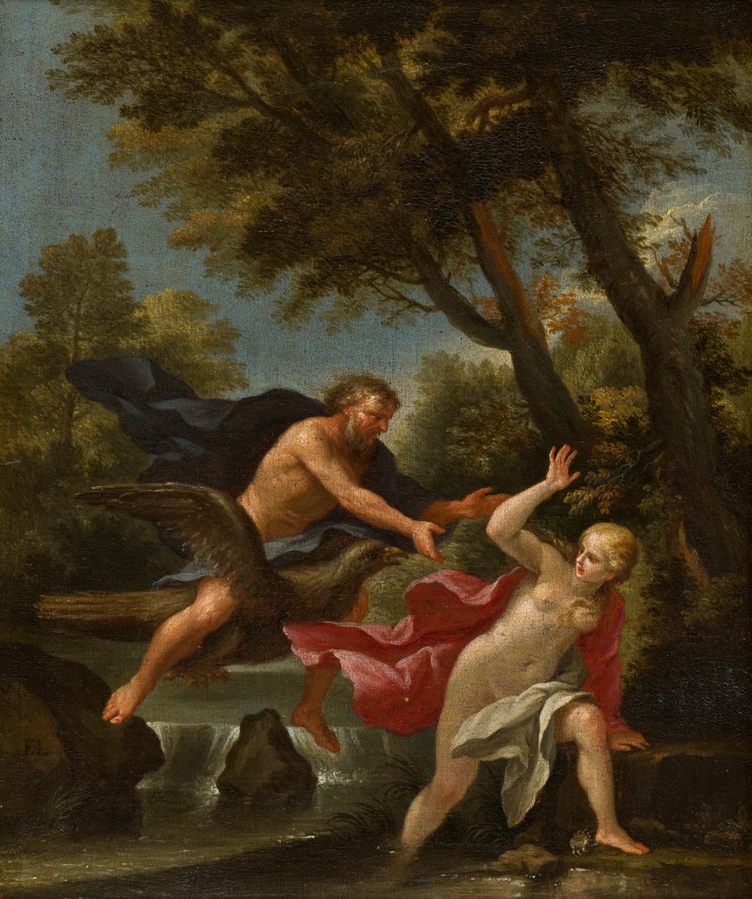 Jupiter reitet auf einem Adler, ca. 1643-94 von Filippo Lauri