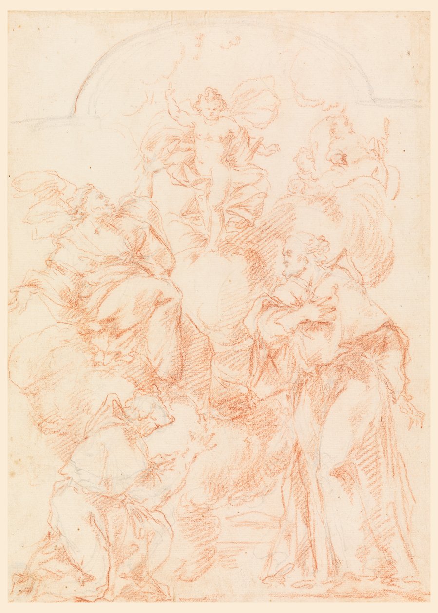 Studie für ein Altarbild mit Christuskind von Filippo Marchionni